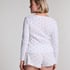 Pointelle Pyjama Shorts, White