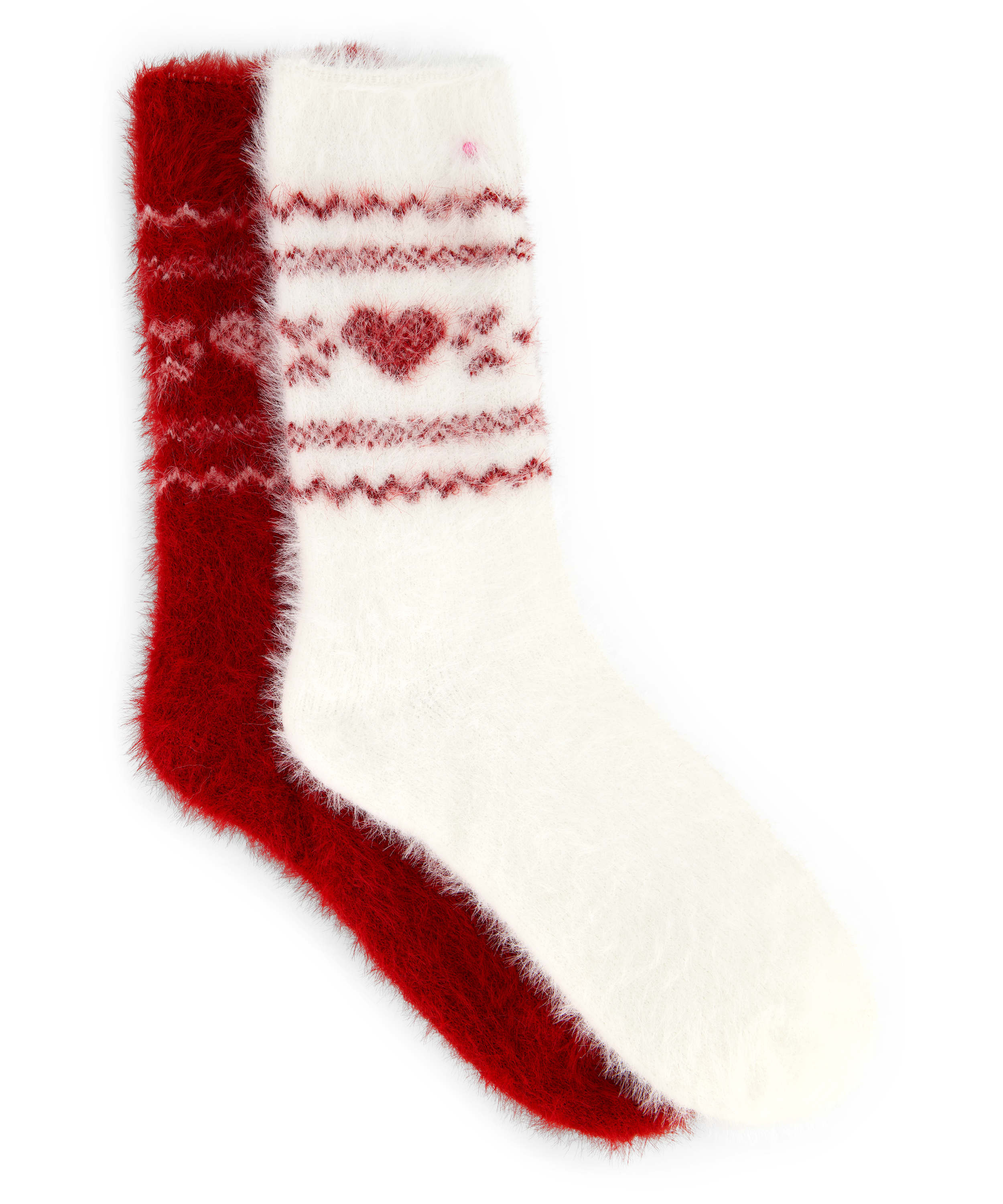 2 pairs of socks Cosy, Red, main