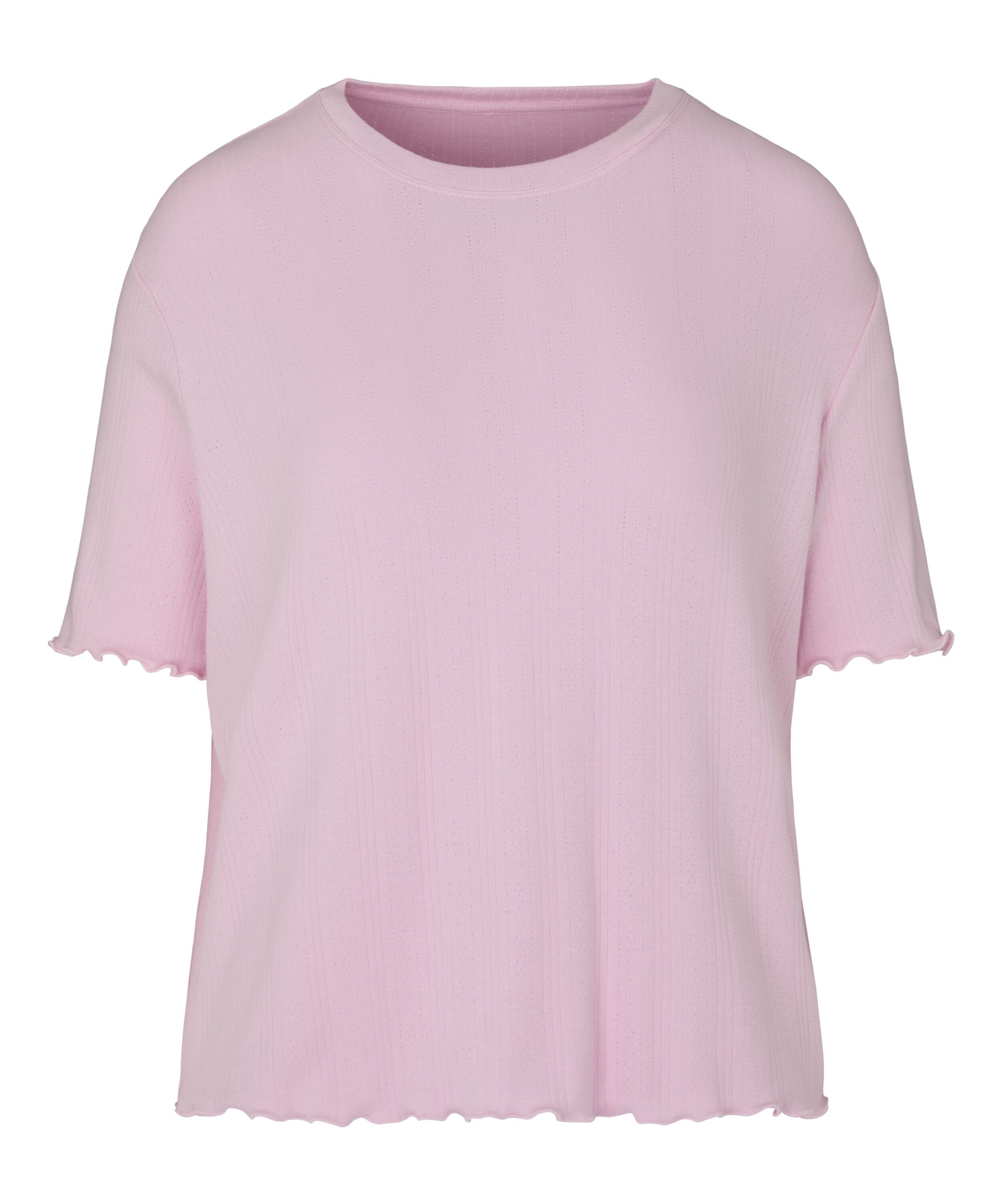Pyjama Top Pointelle, Pink