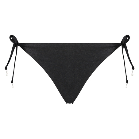 Cannes Brazilian bikini bottoms Vivian Hoorn, Black
