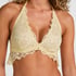 Halter Longline Bra Prina, Yellow