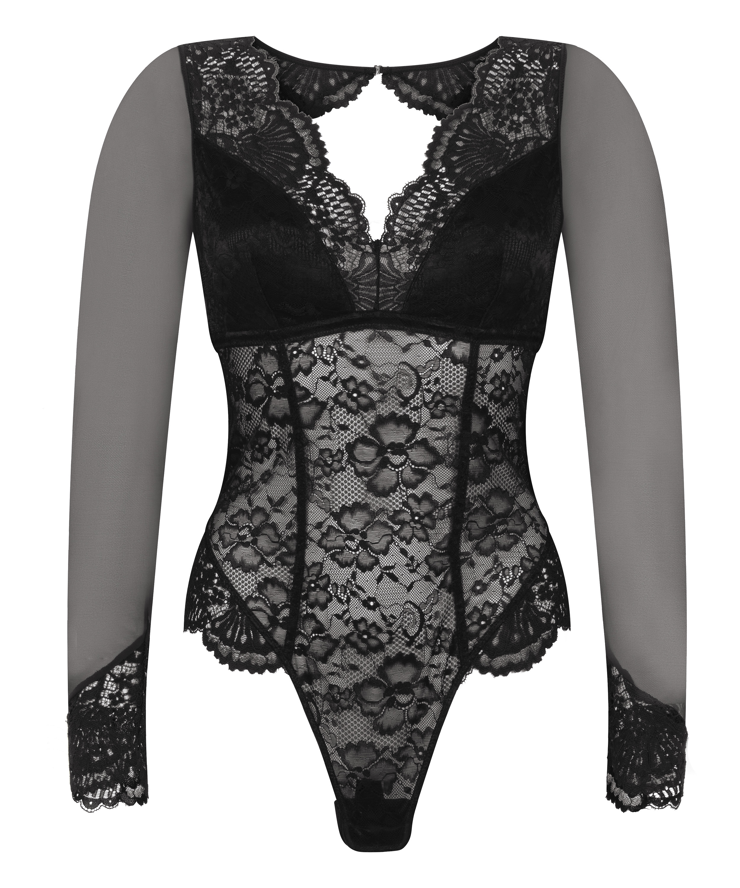 Essie Longsleeved Body, Black, main