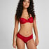 London V-shaped Brazilian, Red