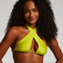 Luxe Multi Way Triangle Bikini Top, Green