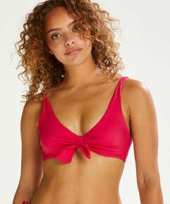 Luxe non-padded bikini top, Pink