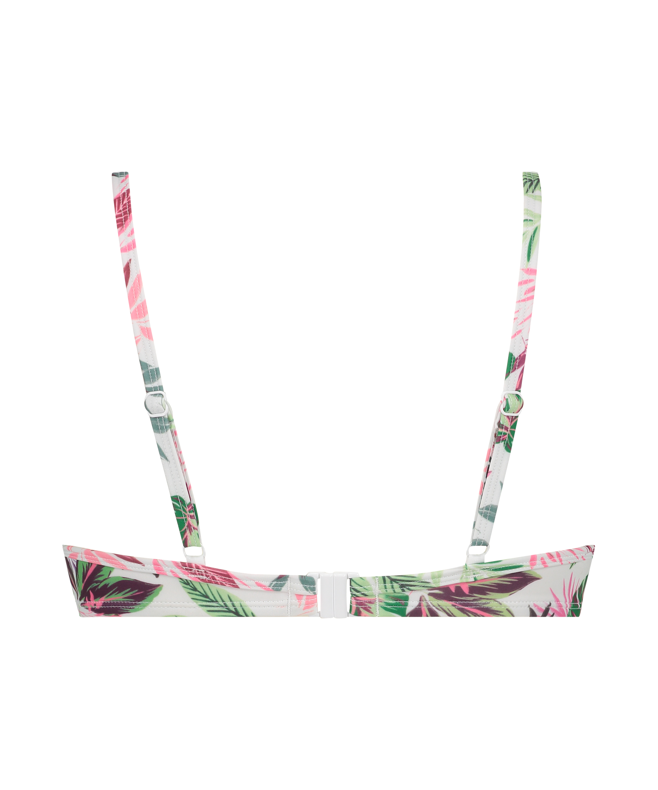 Cuba Non-Padded Underwired Bikini Top, White, main