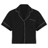 Essential Jersey Short-Sleeved Jacket, Black