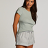 Short Sleeve Cotton Shirt, Green