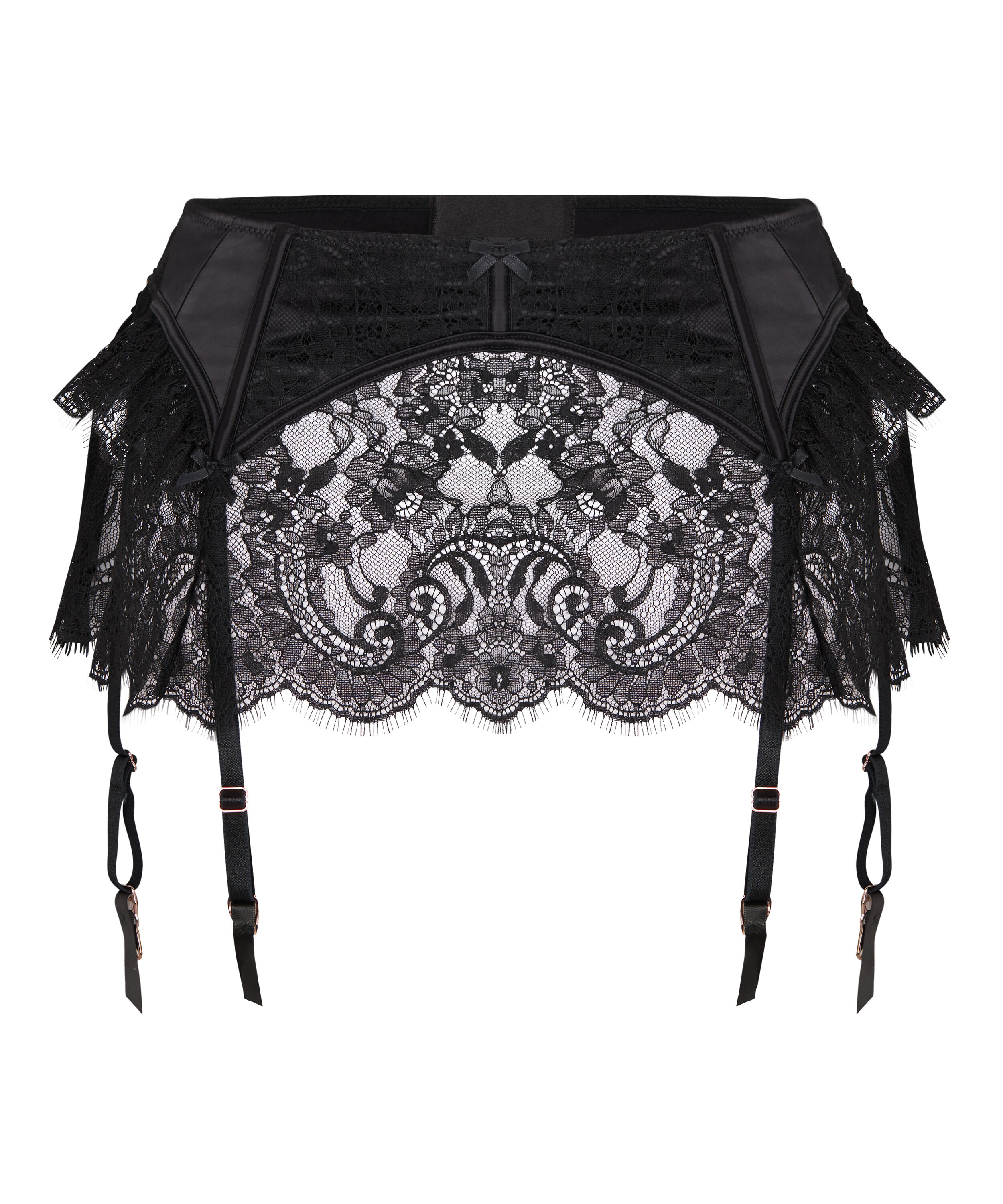 Suspender Skirt Sylvia, Black