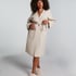 Waffle Bathrobe, Beige