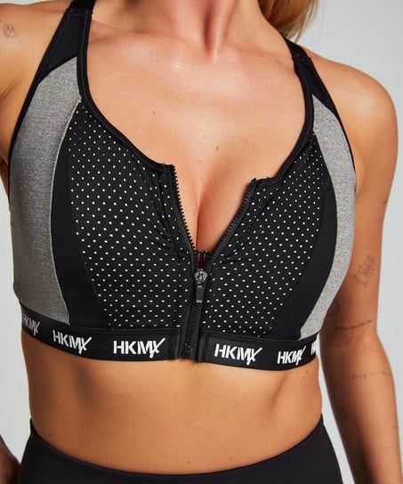 HKMX Sports bra The Pro Level 3, Gray