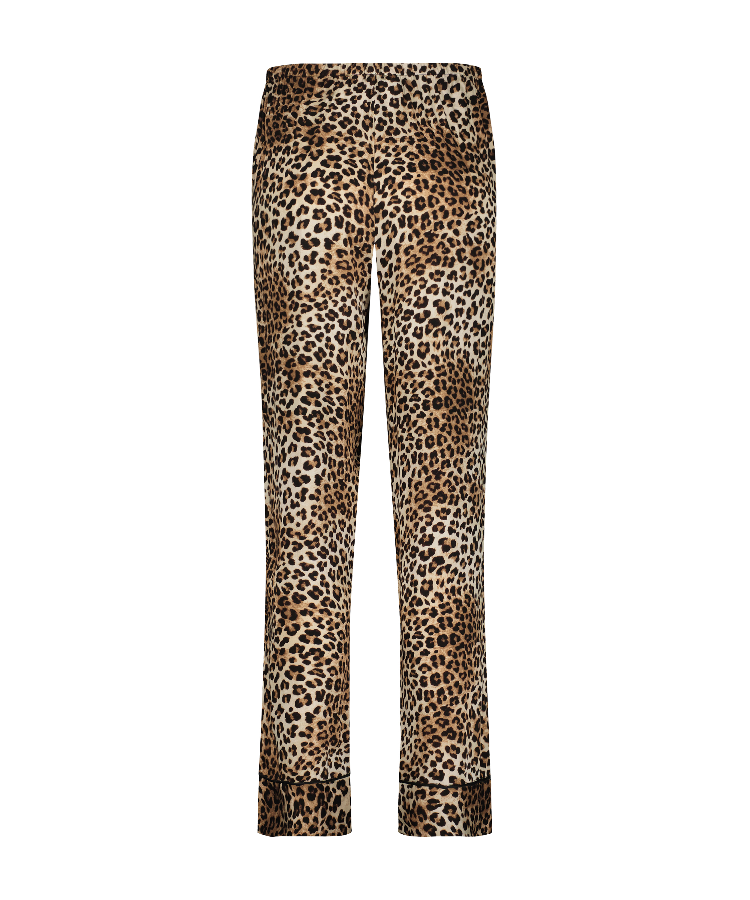 Satin Trousers, Black, main