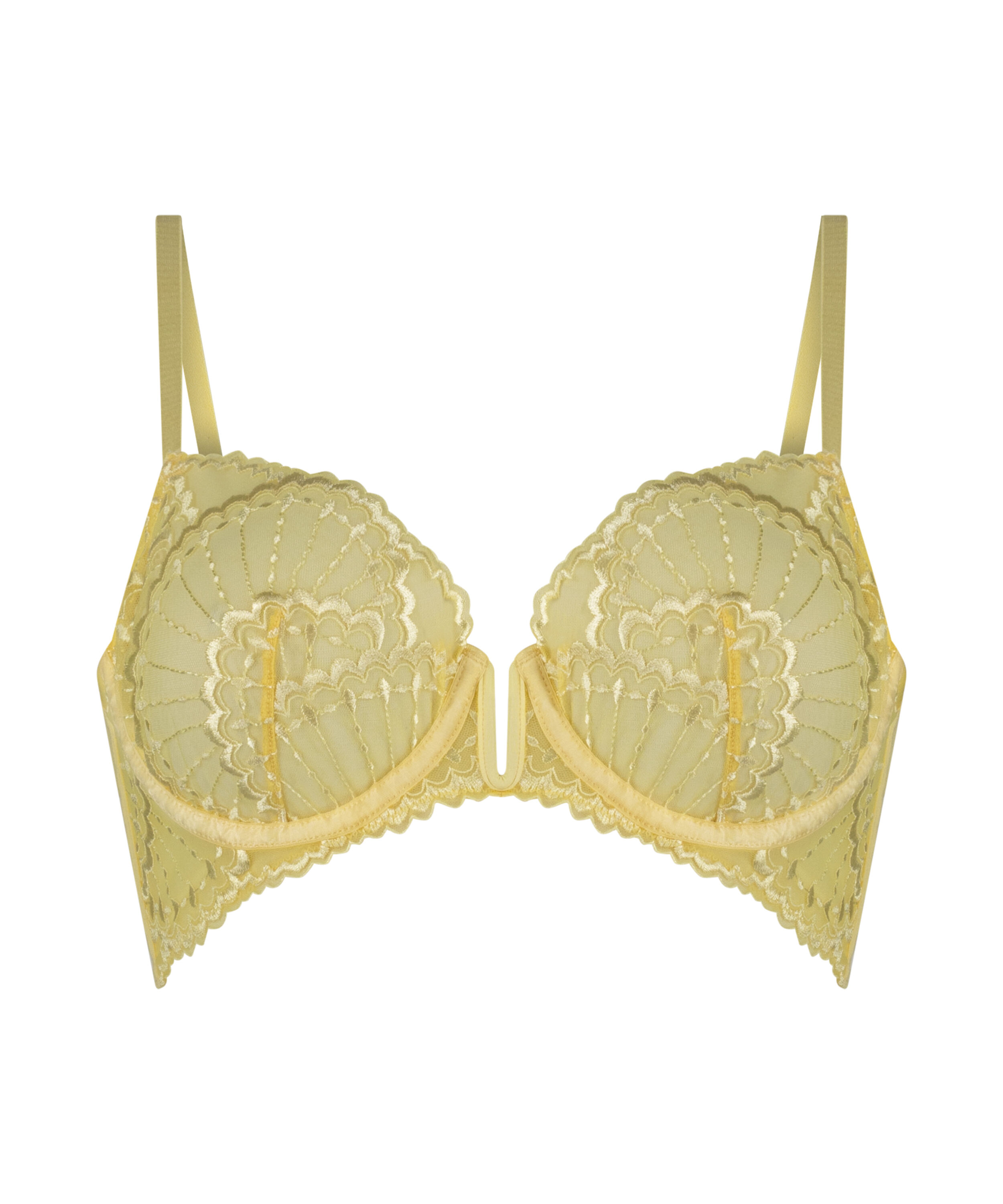 Sali Non-Padded Underwired Bra, Yellow