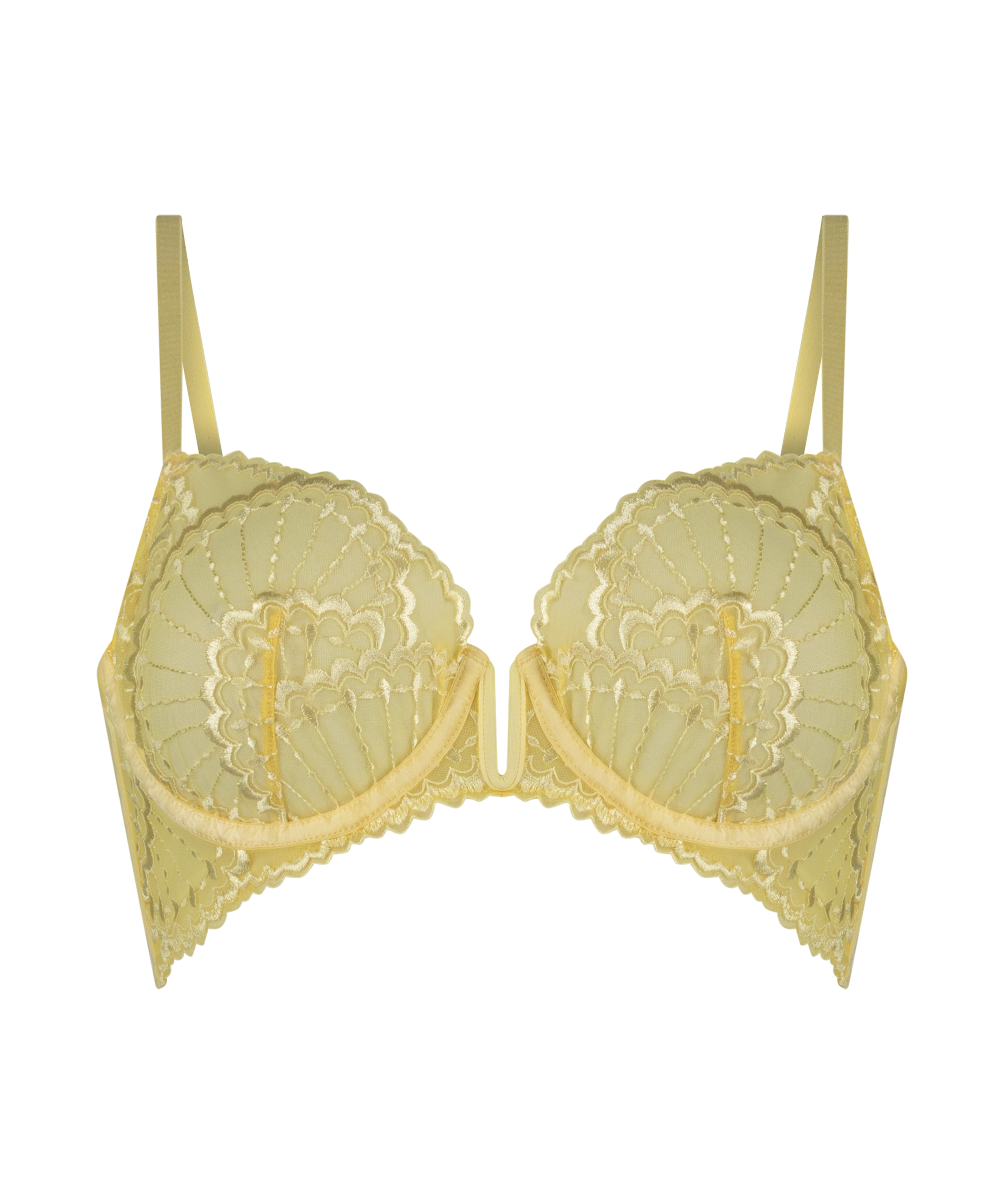 Sali Non-Padded Underwired Bra, Yellow, main