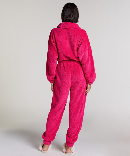 Fleece Onesie, Pink