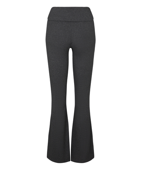 Flared Lounge Pants, Gray