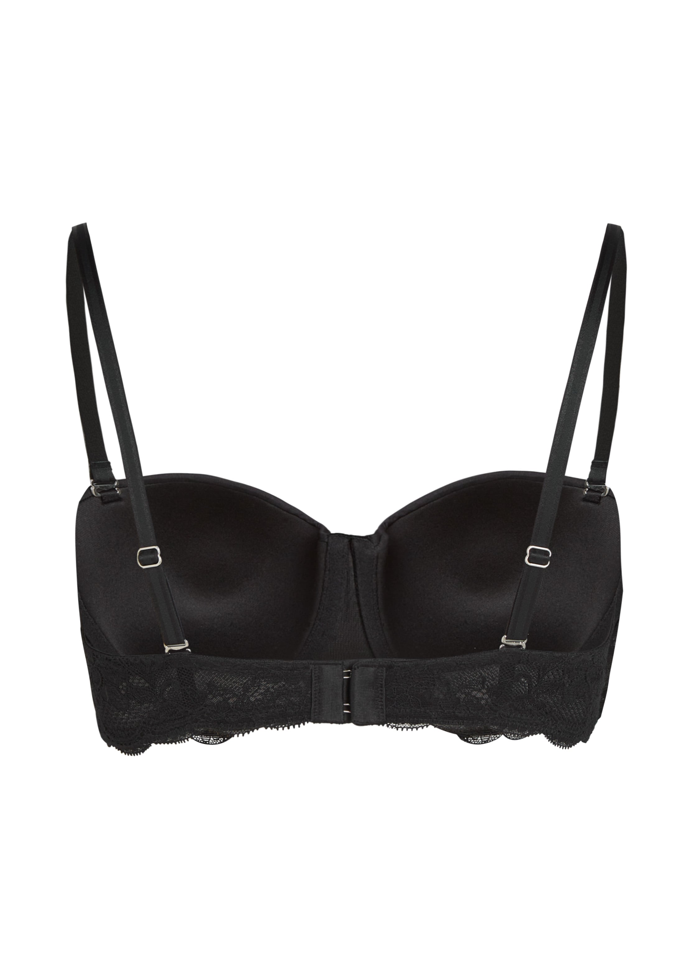 Angie Padded Strapless Underwired Bra, Black, main