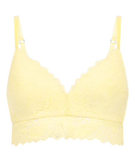 Andrea Padded Non-Wired Bra, Yellow