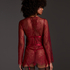 All-over Lace Top, Red