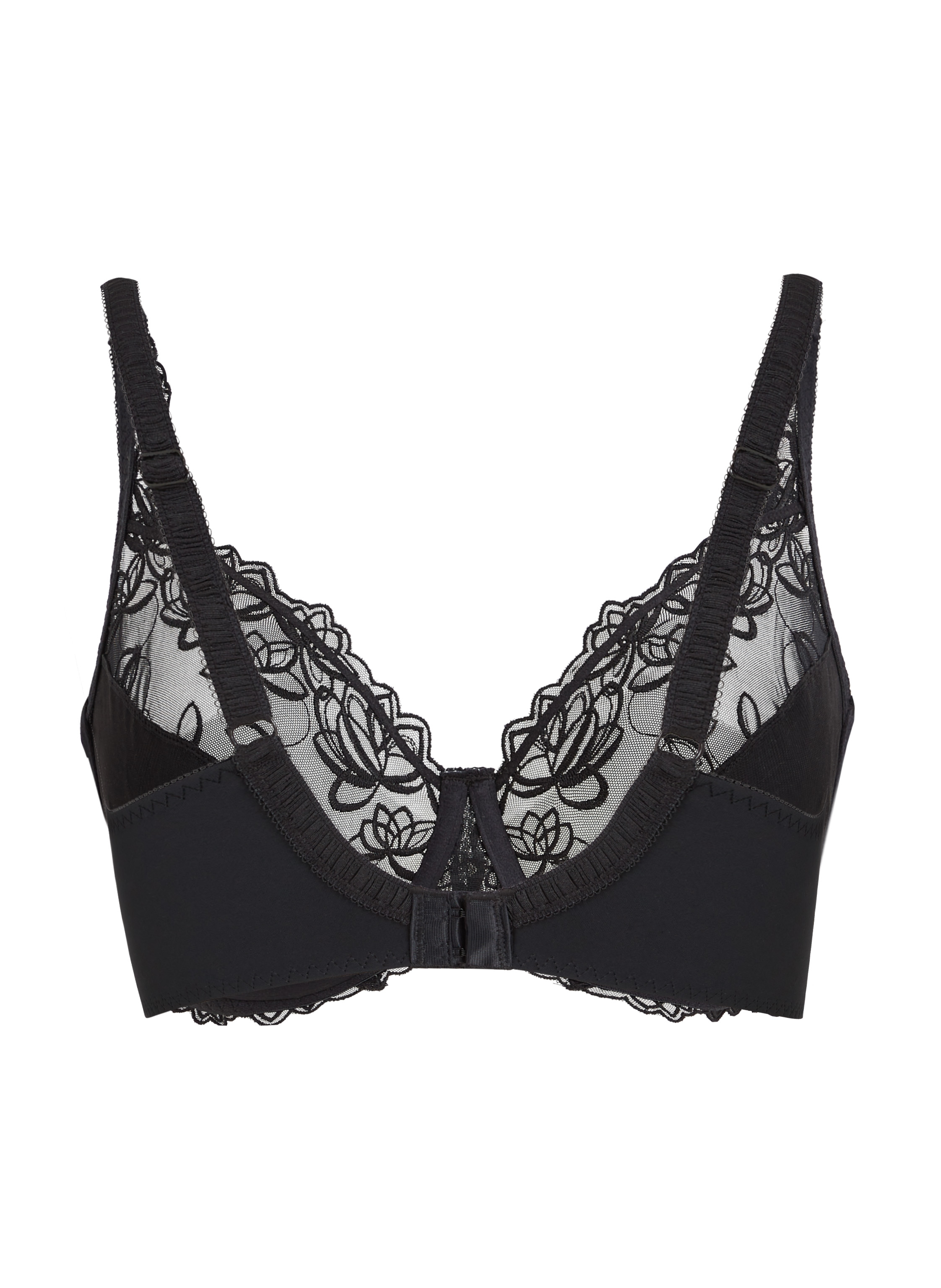 Diva Non-Padded Underwired Bra, Black, main