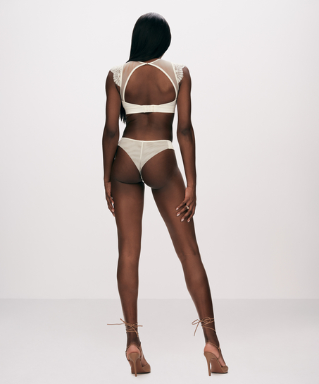 Indigo Bralette, White