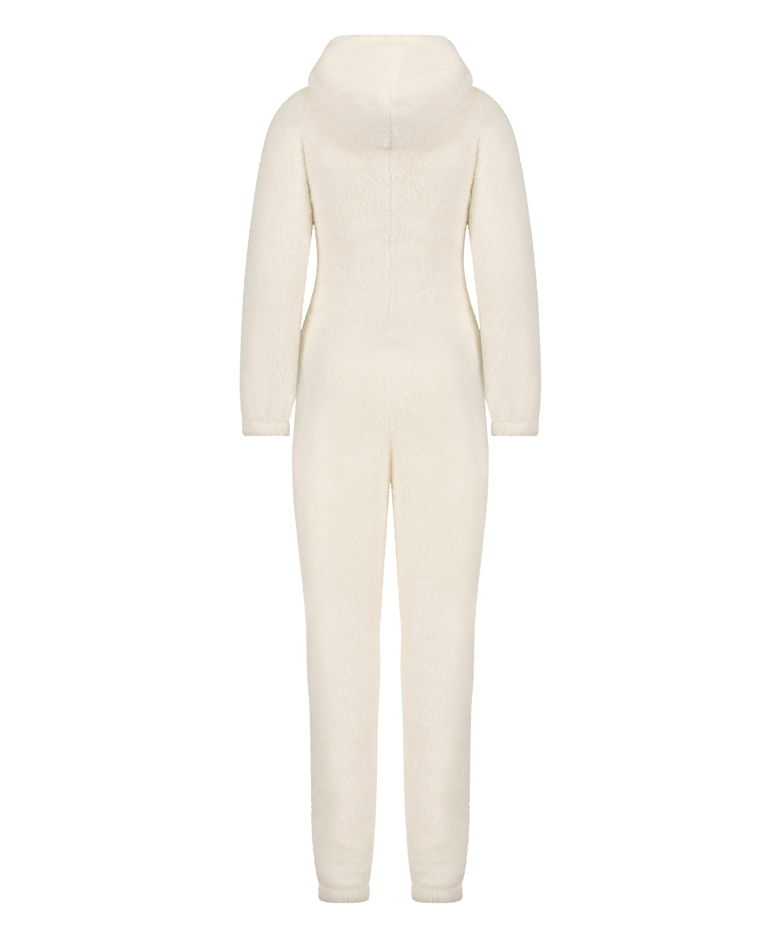 Fleece Onesie, White, main