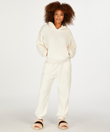 Snuggle Hoodie Fleece, White