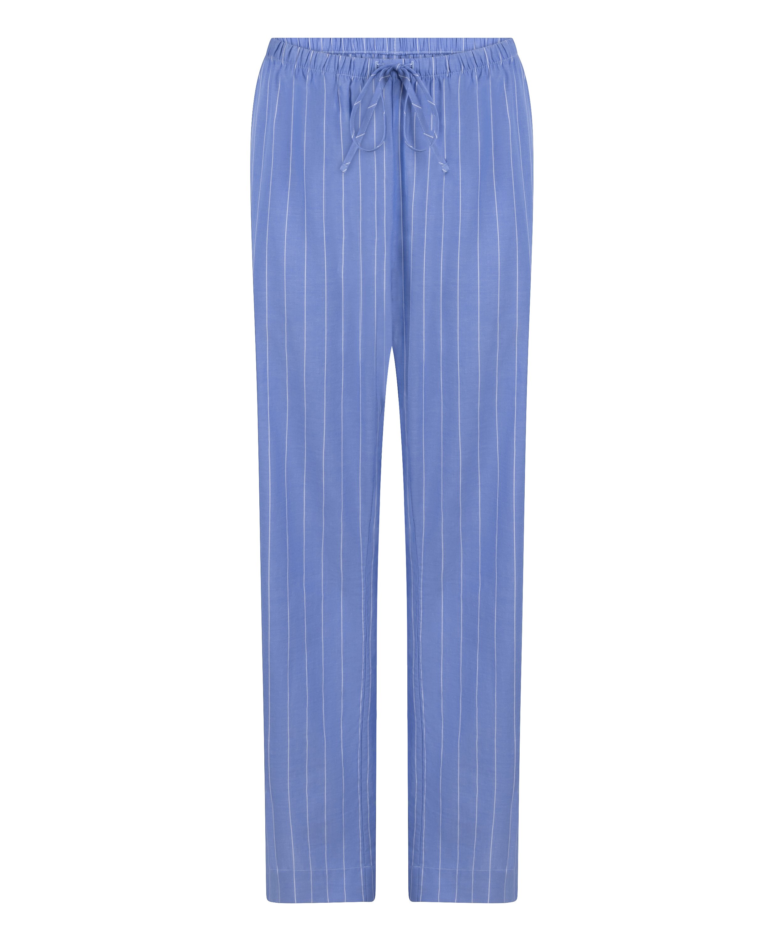 Pant Woven Cotton Stripe, Blue, main