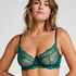 Isabelle Non-Padded Underwired Bra, Green