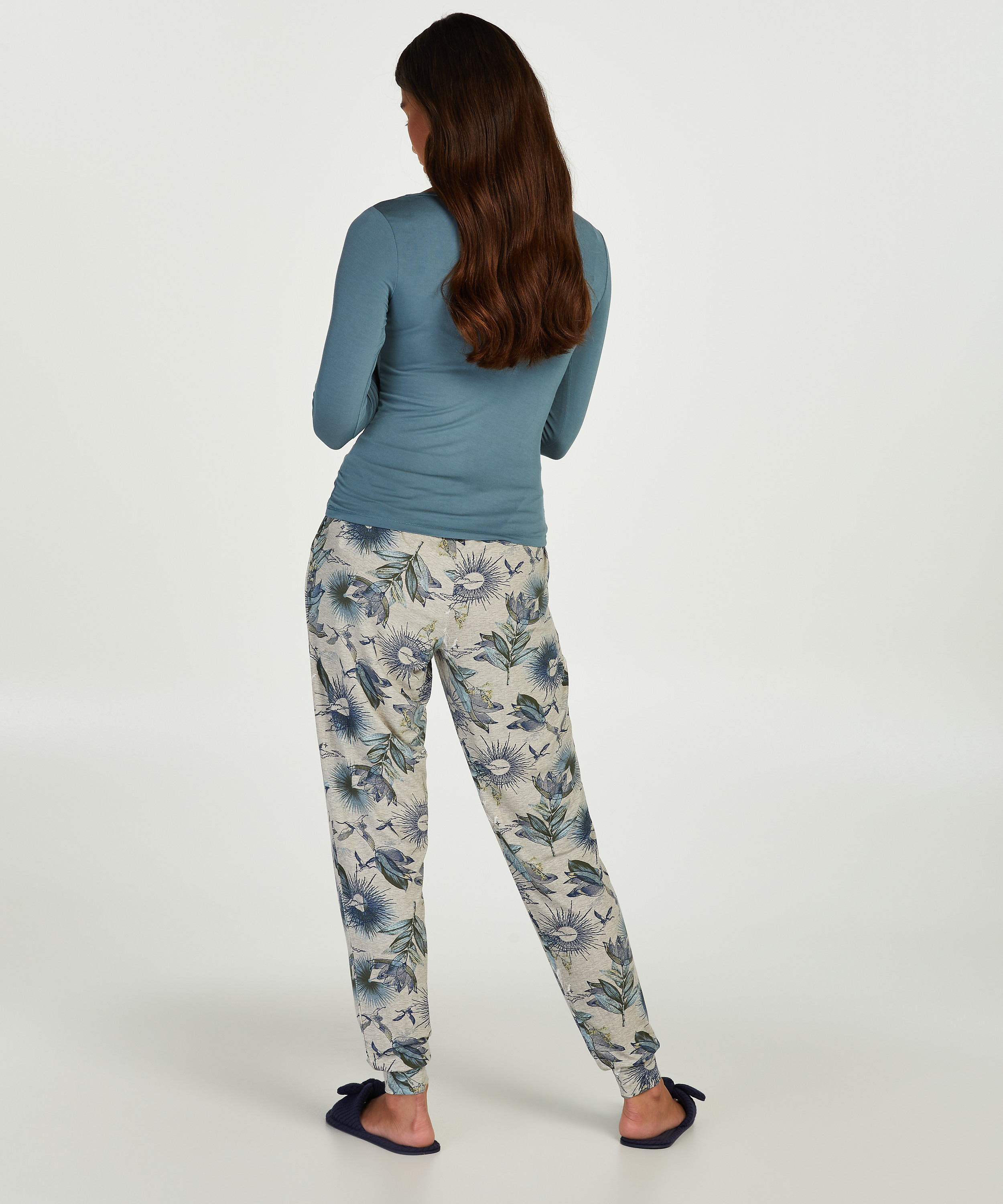 Petite Jersey pyjama Pants, Beige, main