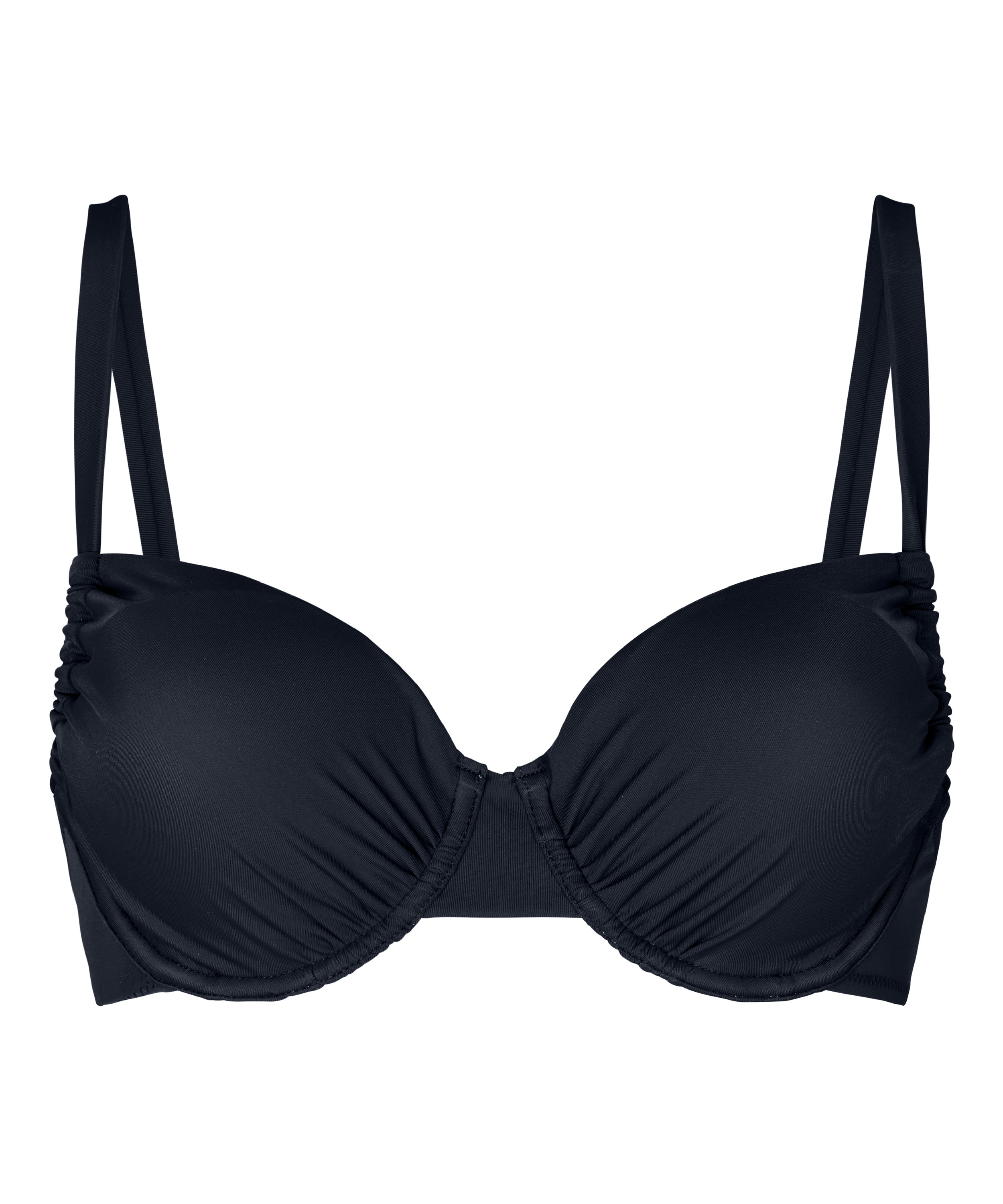 Padded Underwired Bikini Top Bardolino, Black, main