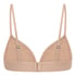 Smooth Triangle Bralette, Beige