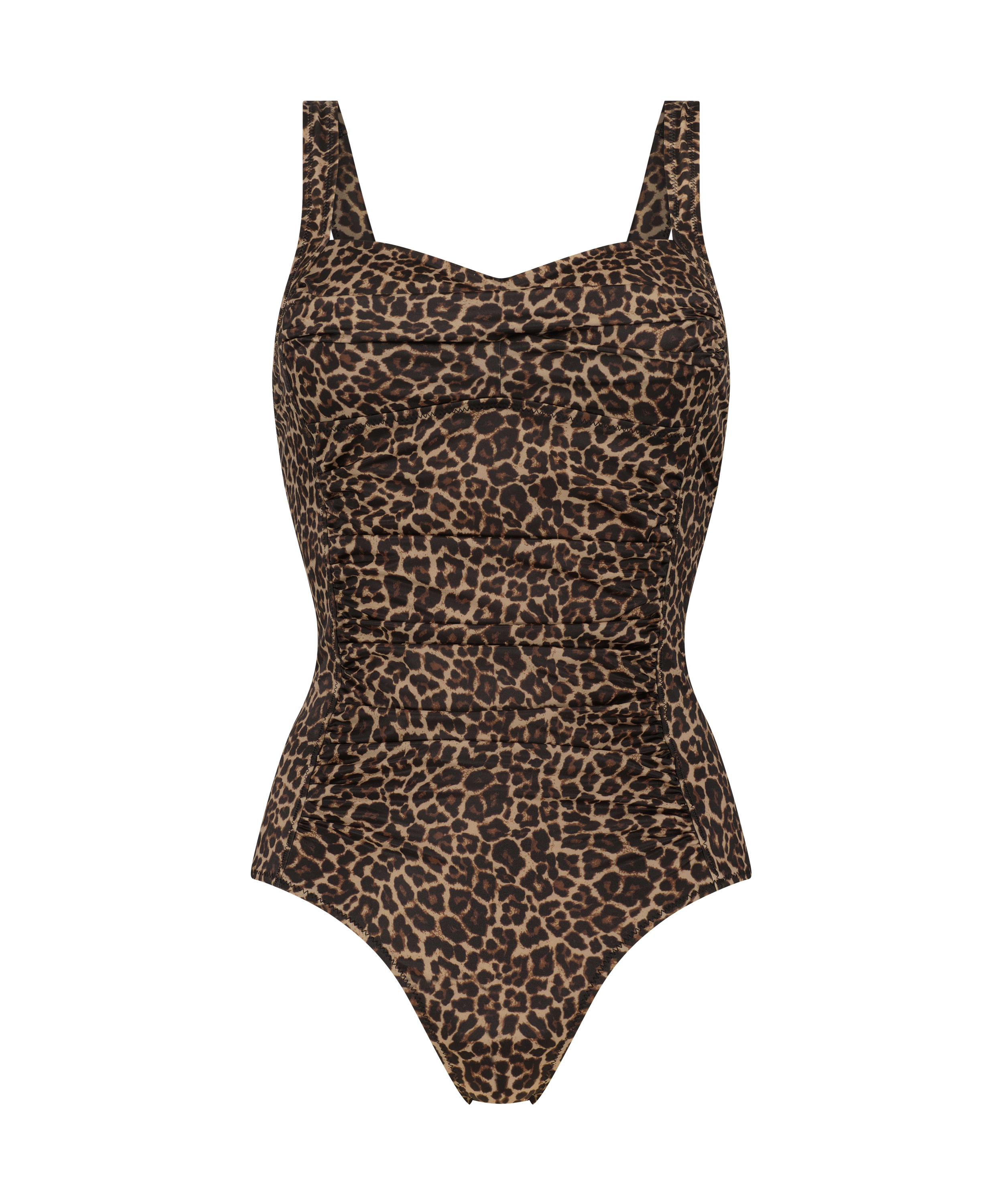 Leopard Swimsuit, Brown, main