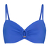 Luxe Non-Padded Underwired Bikini Top, Blue