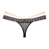 Martha Extra Low Rise Thong, Black