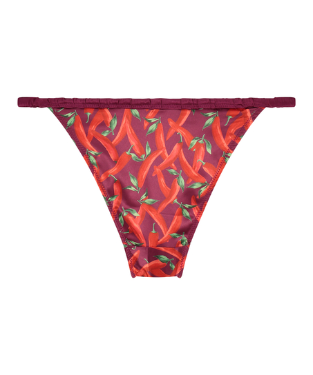 Harper High Leg Brazilian, Purple