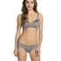 Padded non-wired bra Rebecca, Gray