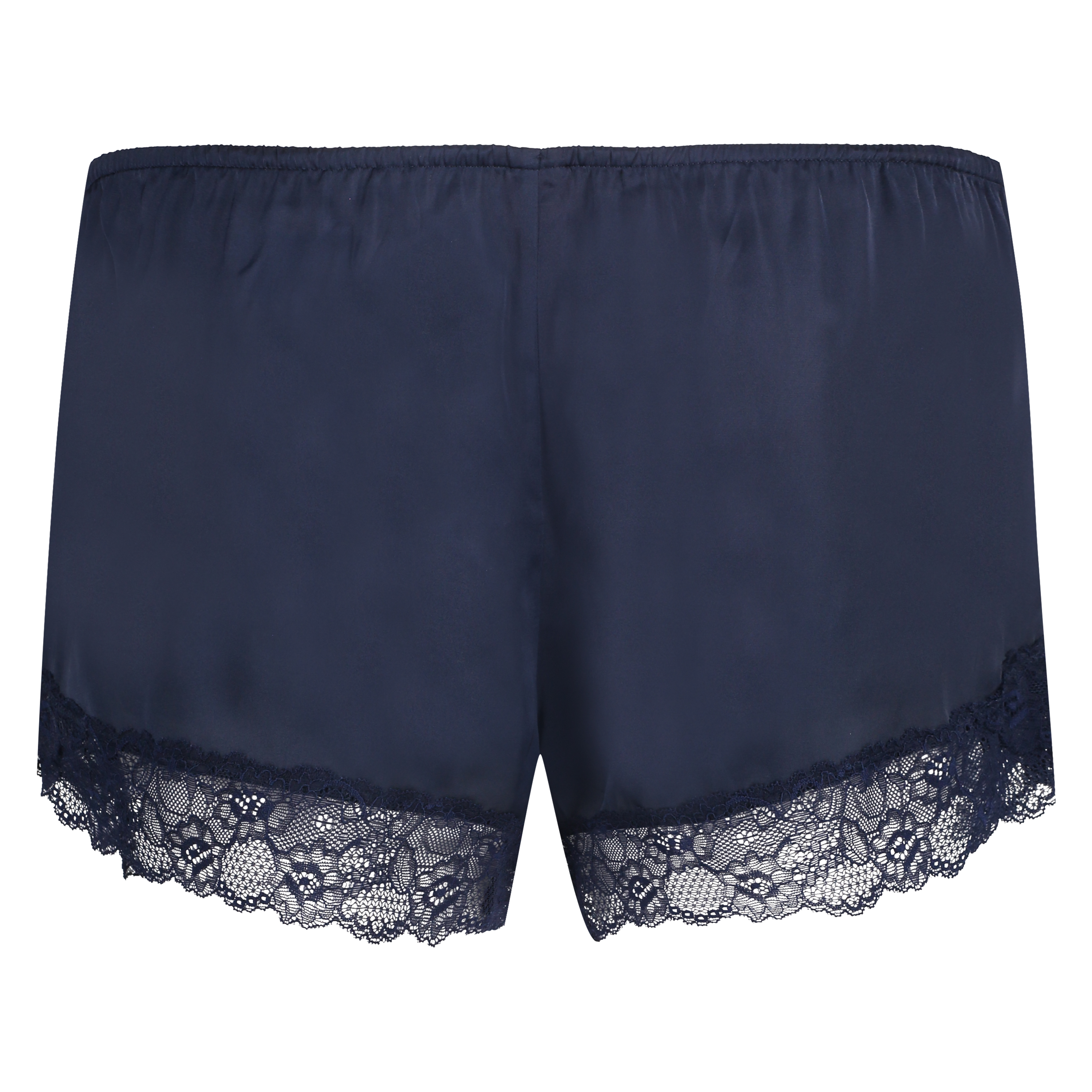 Satin pyjama shorts, Blue, main