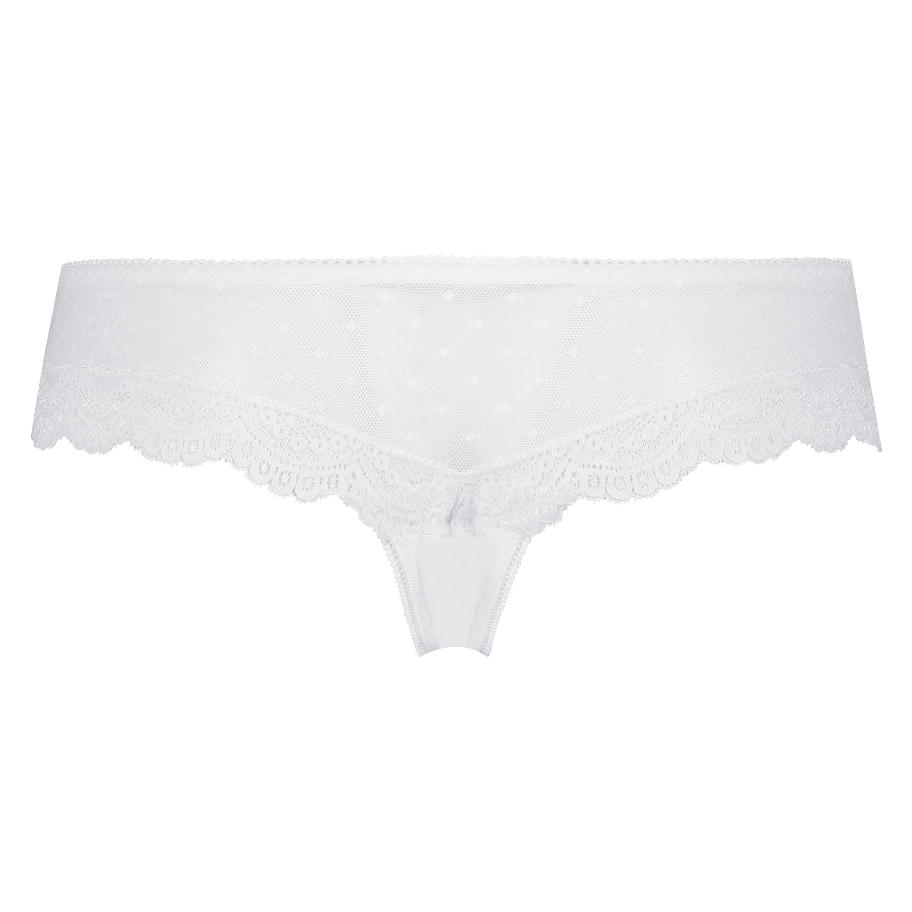 Brazilian Mesh Embroidery, White, main