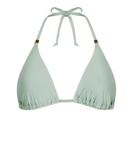 Triangle Bikini Top Luxe, Green