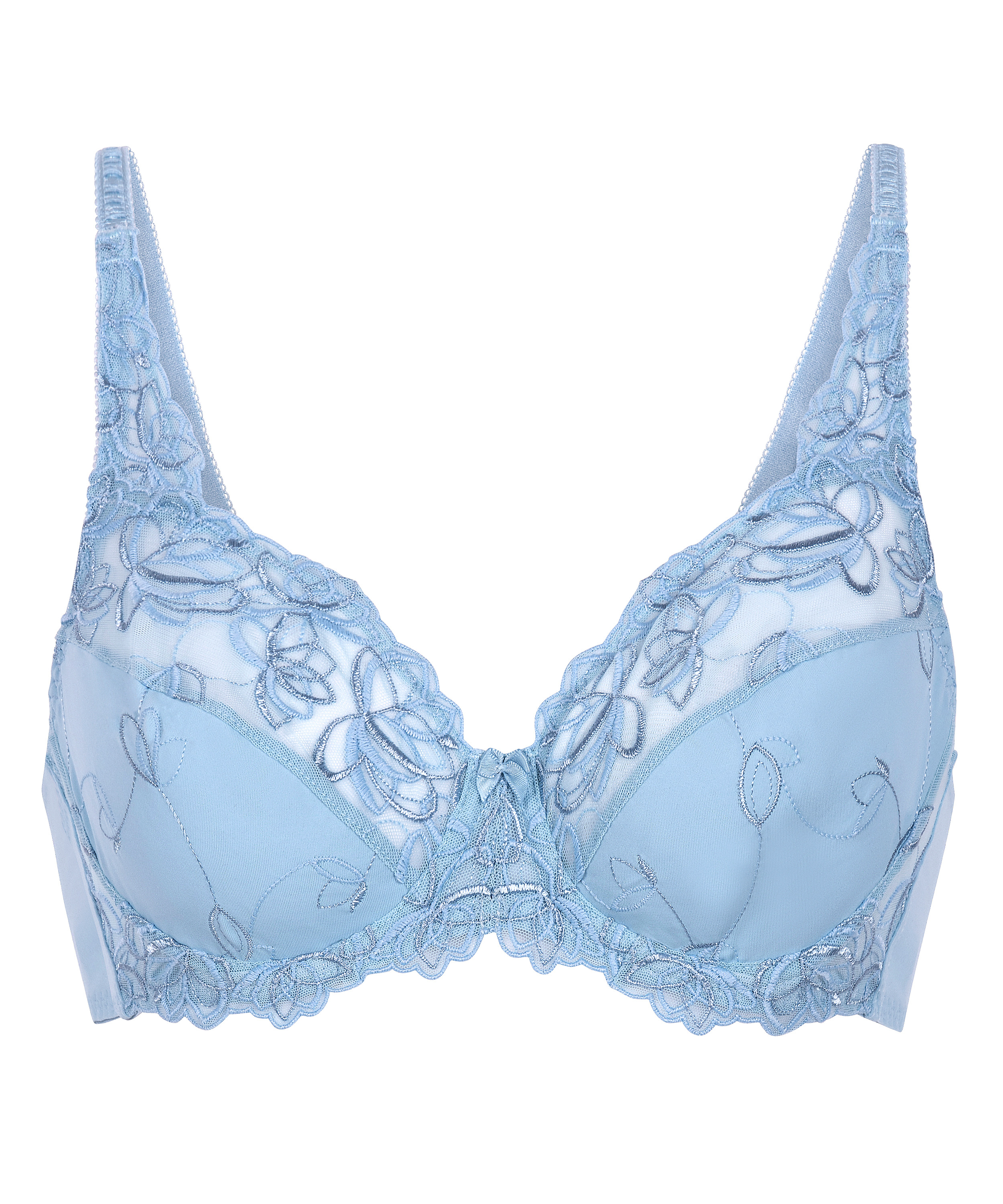Diva Non-Padded Underwired Bra, Blue, main