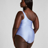 Shaping Shell Mesh Swimsuit, Blue