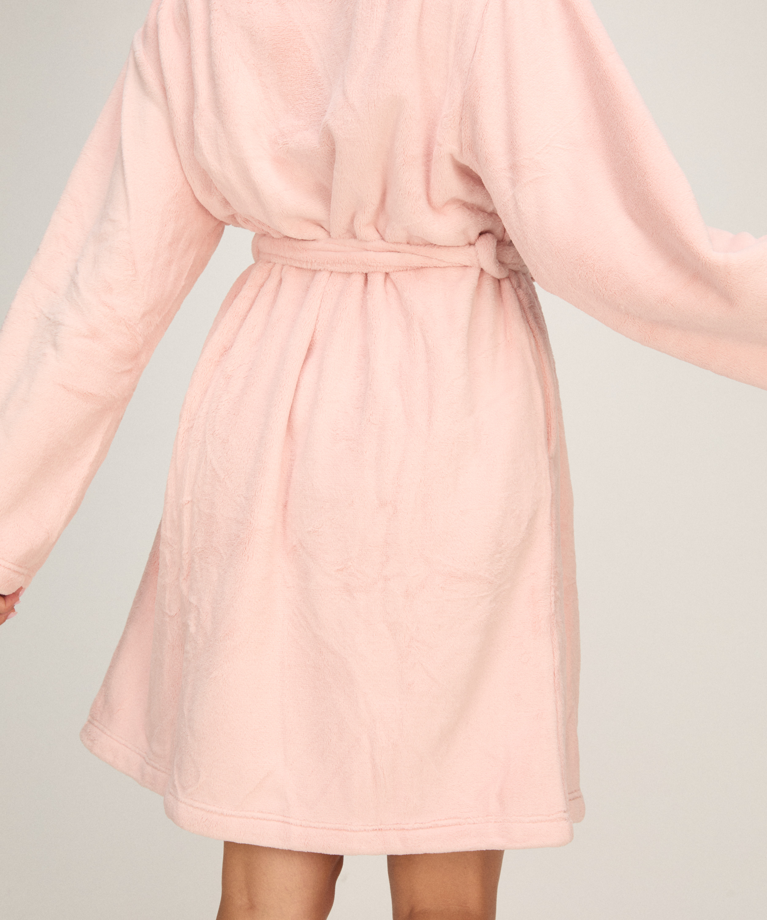 Robe Fluffy Fleece, Pink, main