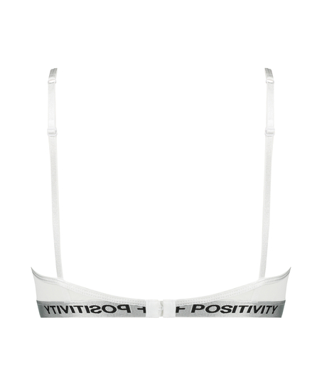 Honey Non-Padded Underwired Bra, White