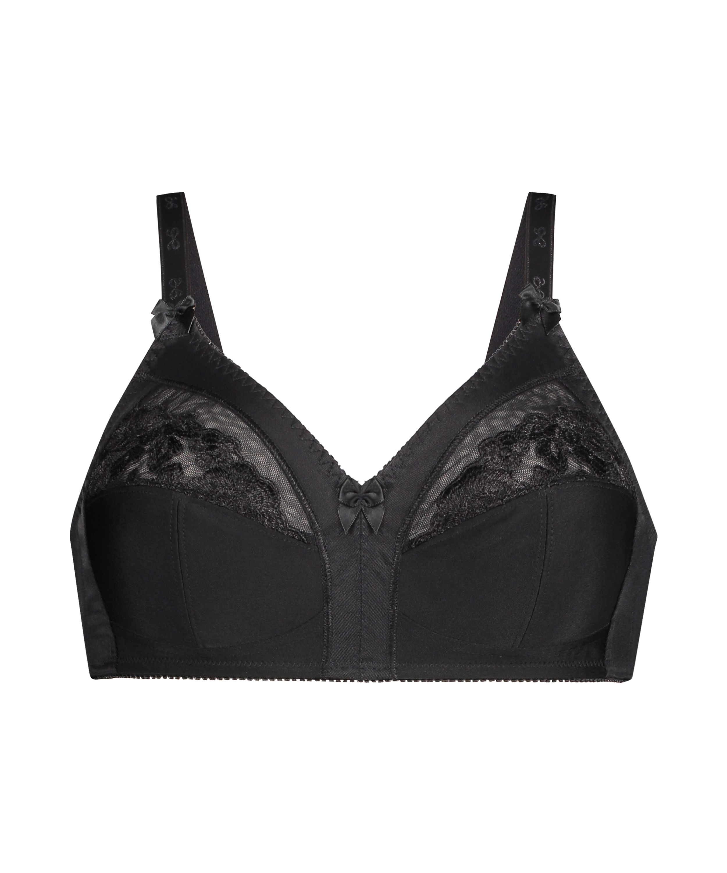 Sara Non-padded Non-underwired Bra, Black, main