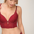 Push-Up Longline Bra Tosca, Red
