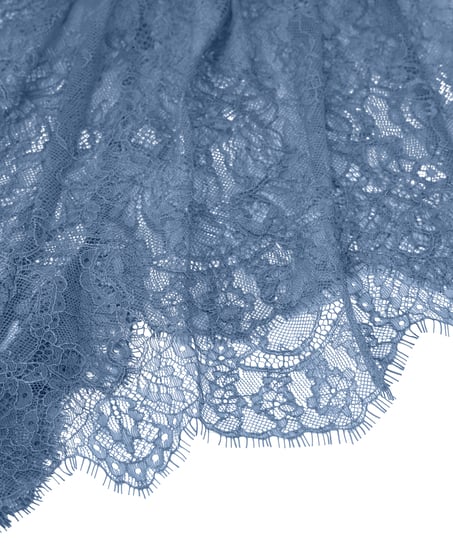 Delphine Lace Shorts, Blue