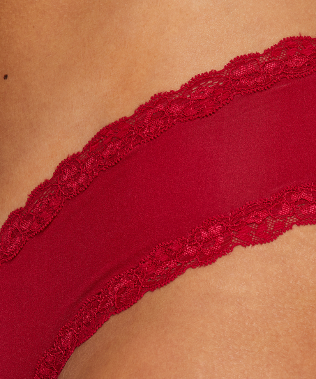 V-Shaped Microfibre Brazilian, Pink