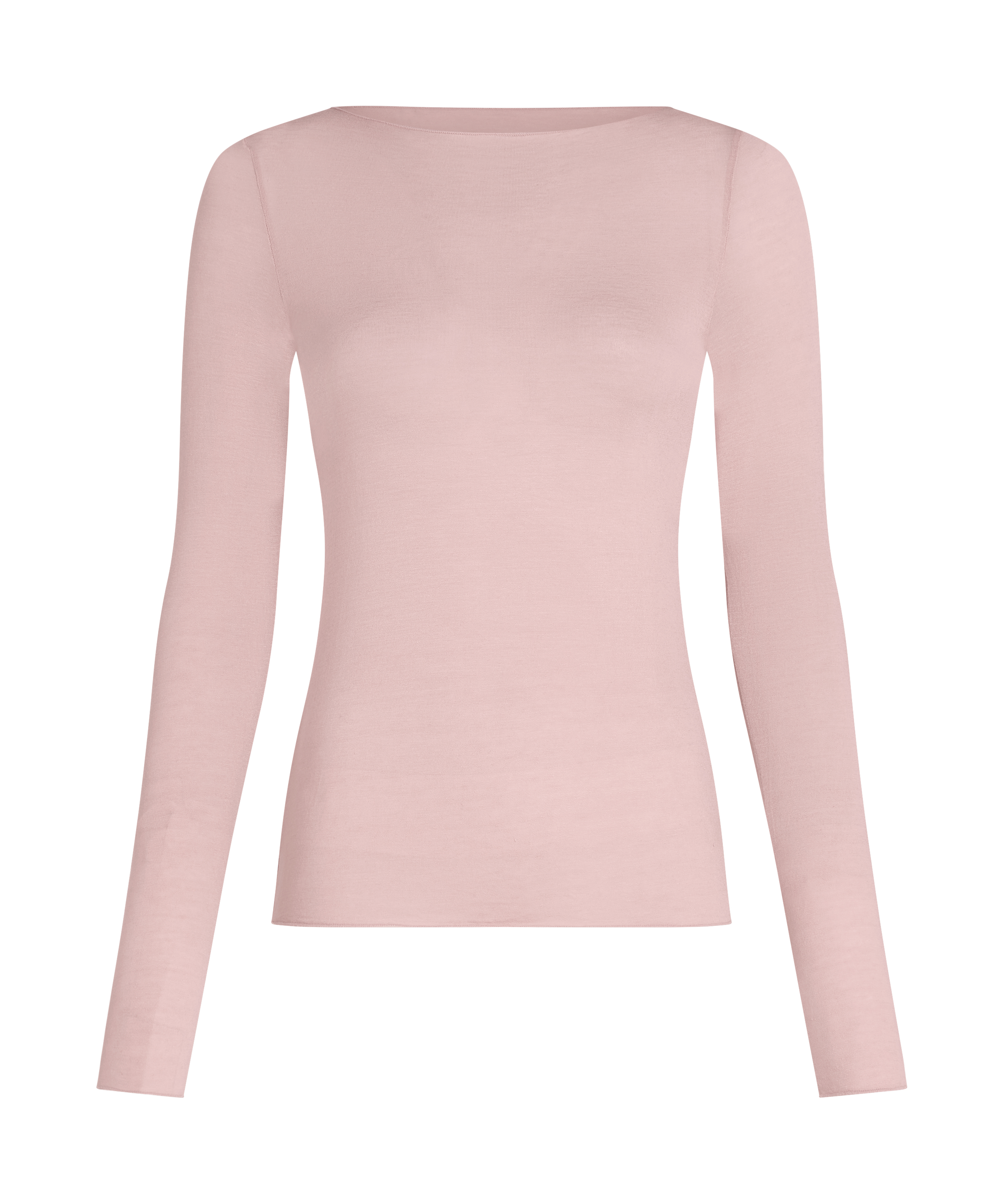 super soft Boatneck shirt with Cashmere, Pink, main
