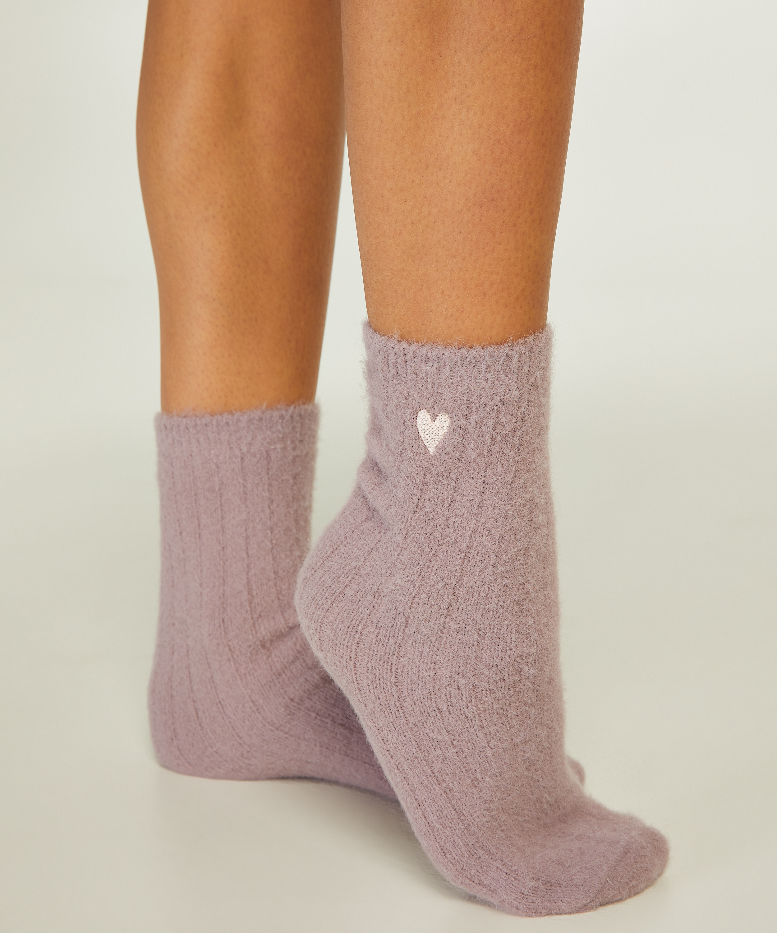 Fluffy Socks, Purple, main